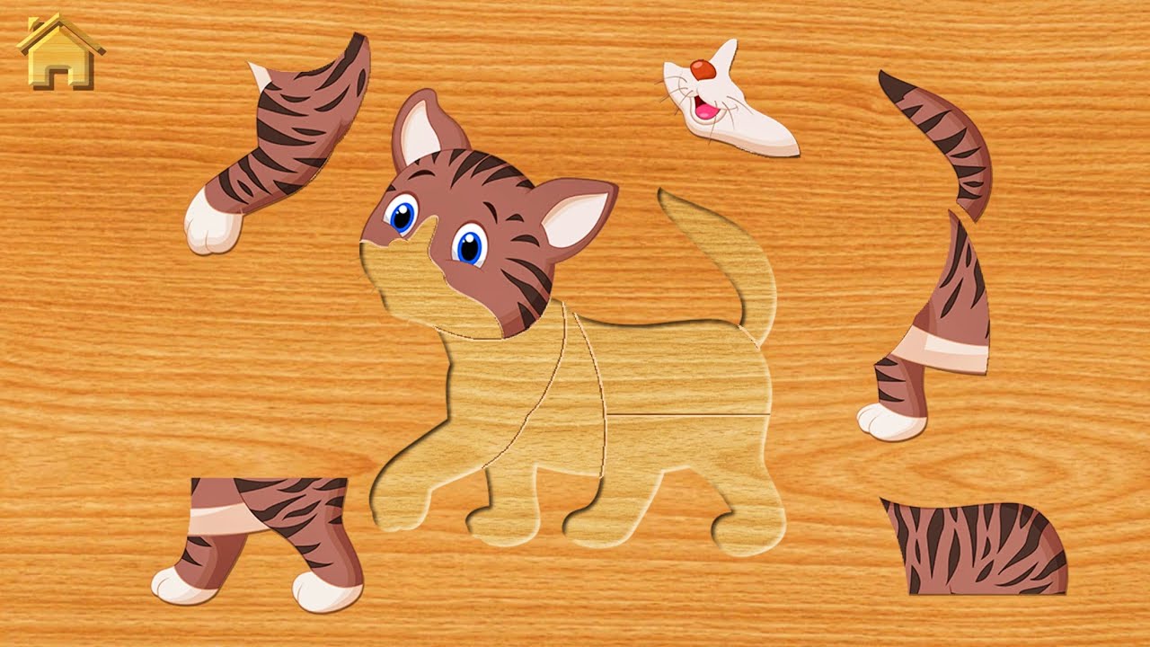 Funny Animals Puzzle cat, dog YouTube