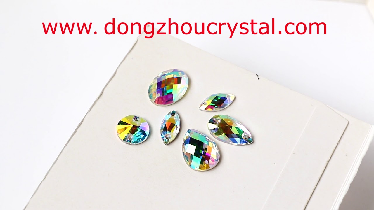 sew on flat back stone