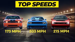 How Fast is the Dodge Challenger? - Top Speed Video - Every Engine (2008-2023 V6 & V8s) *Re-Upload