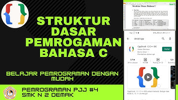Struktur dasar program bahasa C - PJJ TPMM #4