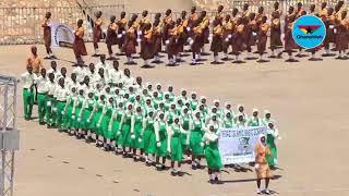 61st Independence Parade: March past by school children and Interest groups