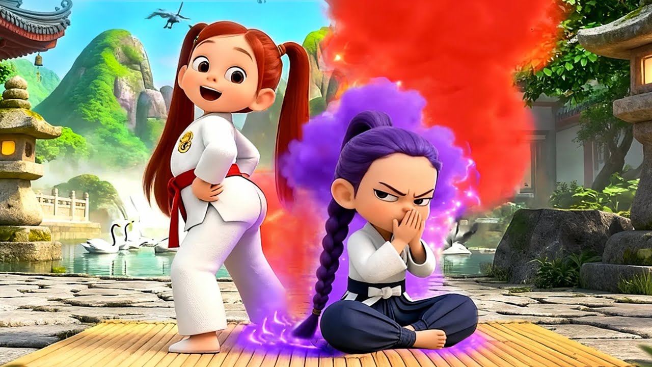 😱 OMG!💥Rumi and Mira are preparing for a martial arts fart contest!💨 | Demon Slayer KPOP