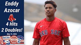Red Sox young phenom Enddy Azocar records a 4-hit game for the Salem Ridge-Yaks