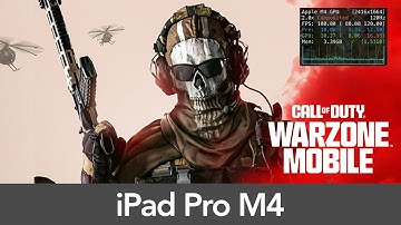 iPad Pro 11" (M4) COD - Warzone Mobile - Performance