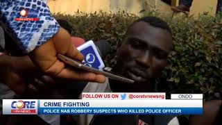 ONDO POLICE PARADE SUSPECTS WHO KILLED POLICE OFFICER...watch & share..!