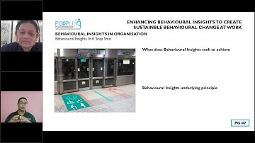Enhancing Behavioural Insights To Create Behavioural Change (Webinar)