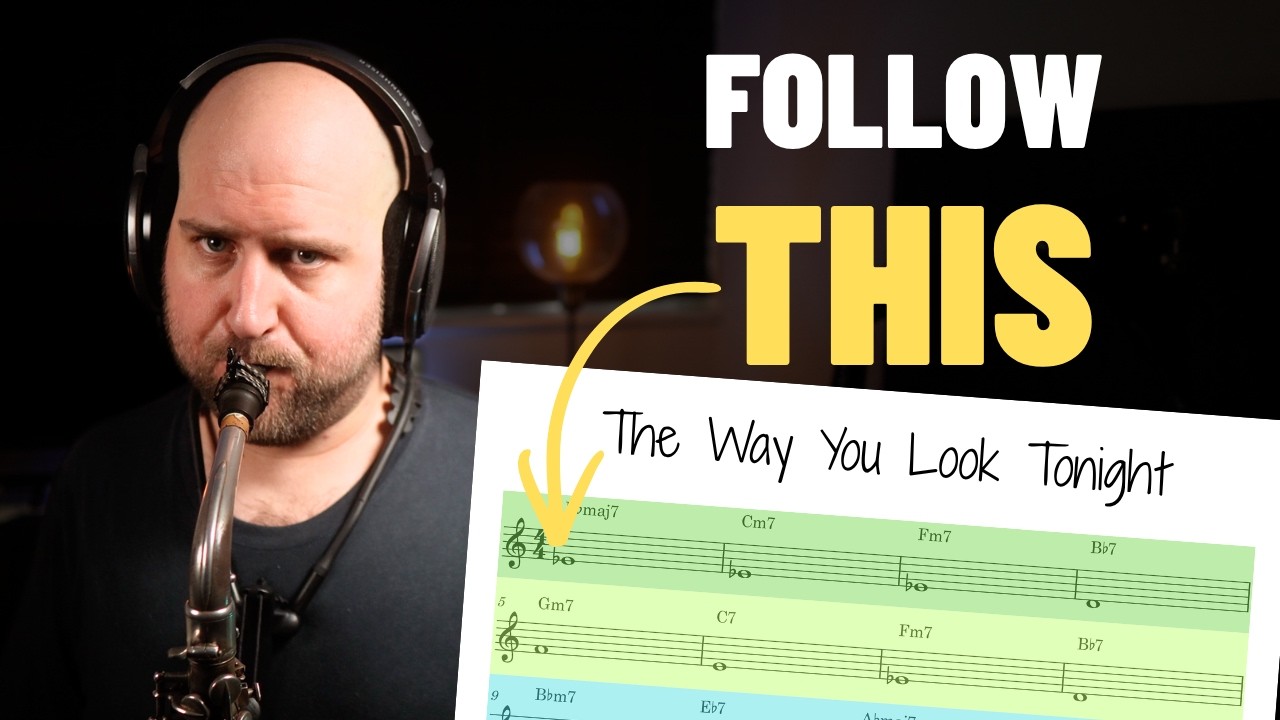 Finding Smooth Melodic Pathways Through Jazz Harmony