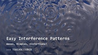 Wavy Interference Patterns in TouchDesigner