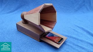 Wooden Acoustic Phone Speaker