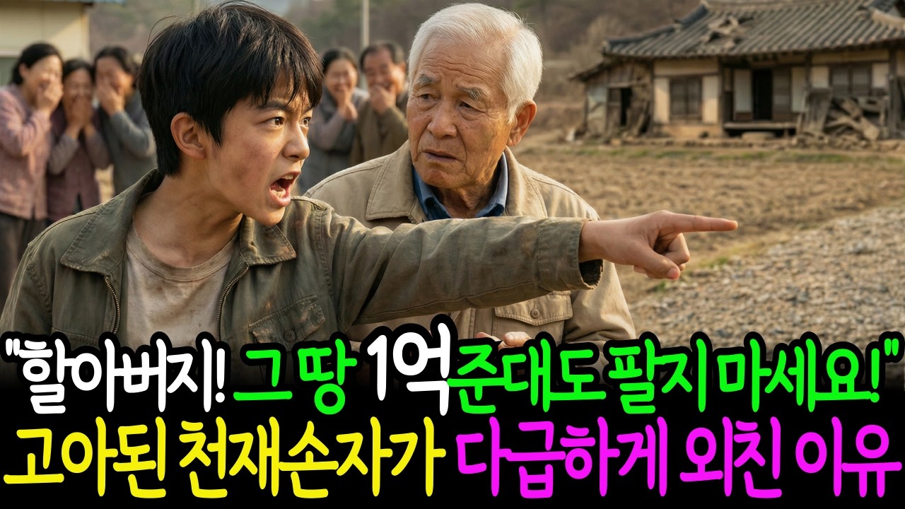 그 땅 1억을 줘도 팔면 안돼요!! 천재 고아소년이 할아버지에게 다급하게 외친 한마디..  l 인생사연 ㅣ 라디오사연 l 인생이야기