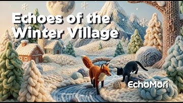 【EchoMori】 Snowy Knit Village Lofi – Calm Celtic Ambience for Focus & Healing