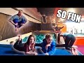 24HR SUPER TRAMPOLINE PARK TO OURSELVES (BOYS VS. GIRLS)