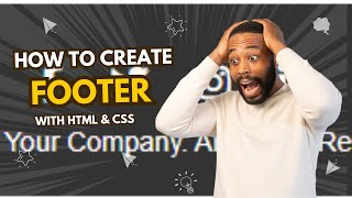 How to Design a Beautiful Footer with HTML & CSS | Full Tutorial