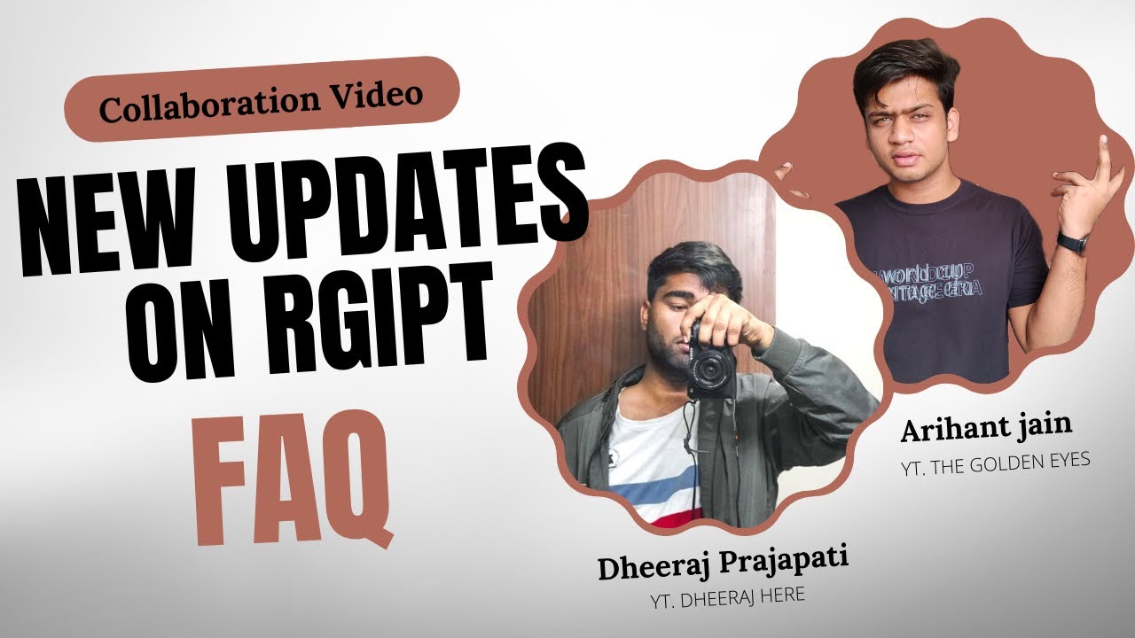 FAQ | RGIPT | CS Placement | Girls' Safety |  NIRF: Benefits  @The_Golden_Eyes