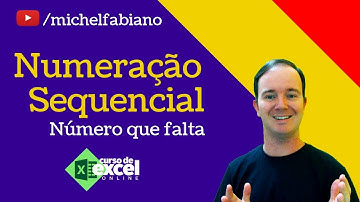Como identificar número que falta na sequência com Excel? Dica de Excel