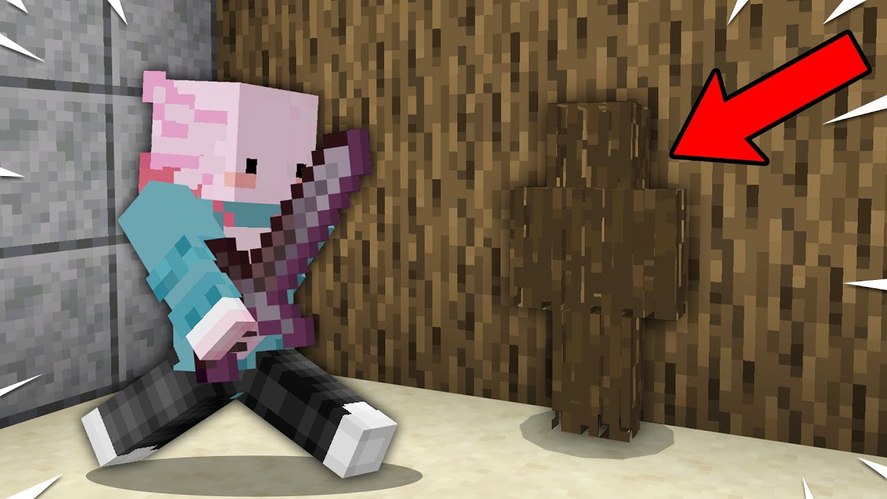 KATİLİ BLOKLARA DÖNÜŞEREK TROLLEDİM! - Minecraft