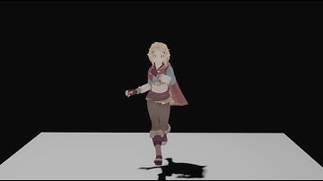 Zelda Run Cycle Blender