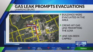 All clear given after Lawrenceburg residents evacuate due to gas leak