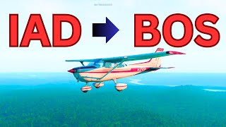 Washington DC to Boston - FULL FLIGHT