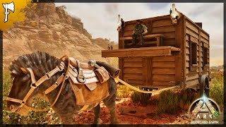 Using Wagons in ARK Survival Ascended