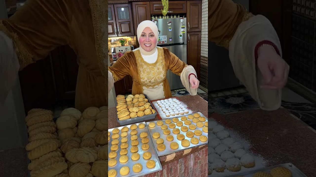 كحك العيد بخمس اطعم مختلفة 🥰👌 #عزة_في_المطبخ #اكسبلور #food #وصفات #ترند #طبخ #كحك_العيد_الناعم #كحك