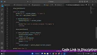 How to Create a Tic Tac Toe Game in Python with code and algorithm