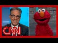 Elmo asked us all how we were doing. Jake Tapper decided to ask him too