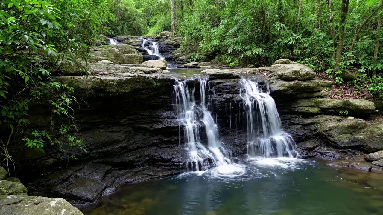 🌿 Waterfall Sounds for SLEEP INSTANTLY 😴 12 Hours Deep Sleep Therapy | Nature White Noise