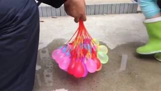 カラフルウォーターバルーン（水風船）37個の水風船を1度に作れちゃう！colorful　water　balloons