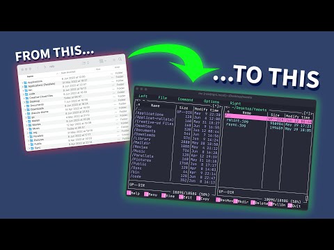My FAVORITE File Manager - Complete Midnight Commander Tutorial