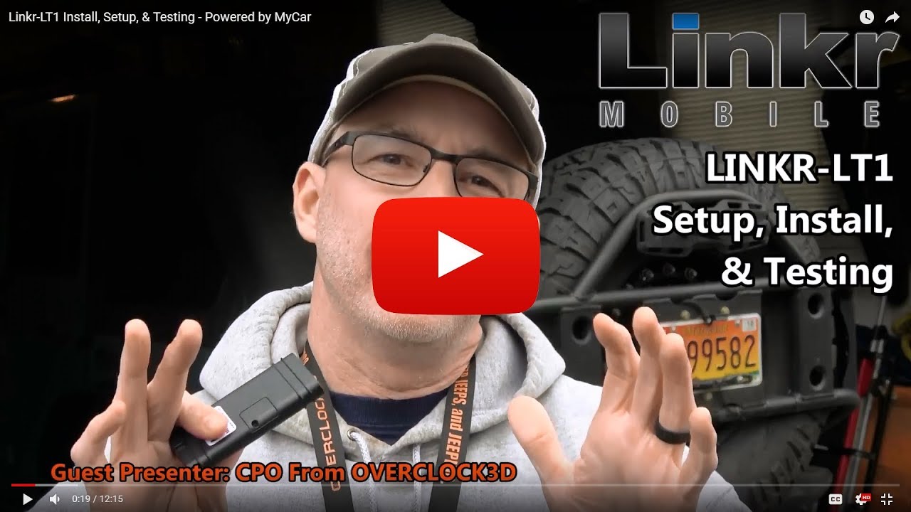 Linkr-LT1 Install, Setup, & Testing - Powered by MyCar - YouTube