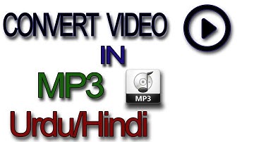 How To Convert Video In Mp3 File By Using Vlc Media Player In Urdu/HIndi-||Dekho Sekho
