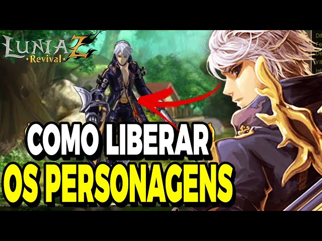 Lendas de Lunia Oficial: Personagens do Jogo Lunia