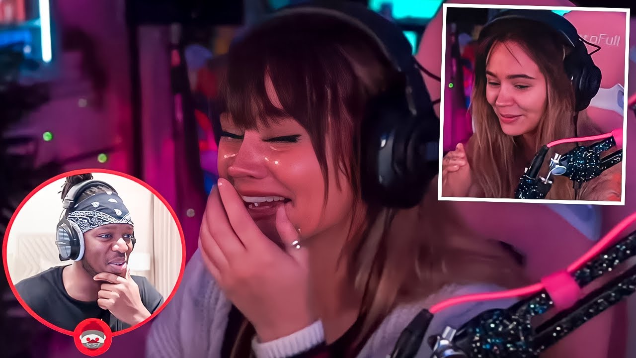 Talia Mar Reacts To KSI Reacting To Talia Crying's Banner