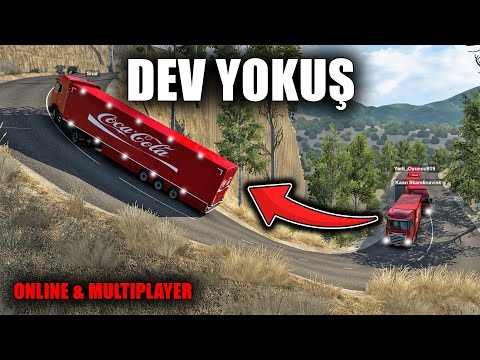 ÇOK DİK VE TEHLİKELİ VİRAJI KONVOY HALİNDE DÖNDÜK !! Euro Truck Simulator 2 Online