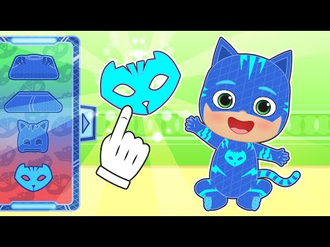 BEBÉS ALEX Y LILY 🐈‍⬛🦸 ¡Elige el Mejor Pijama de Superhéroe para Alex! | Pj Masks Gatuno