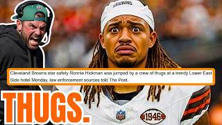 GANG OF THUGS! Browns Player Ronnie Hickman ATTACKED in NYC! Mike Rutenberg named DC in Cleveland!