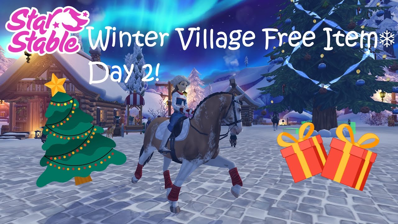 STAR STABLE ONLINE: Winter Village Free Gift Day: 2 🎁