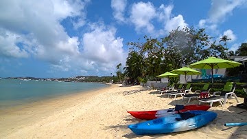Bangrak beach Koh Samui 2021 - Walk on the beach | Virtual walking tour - Streets of Thailand