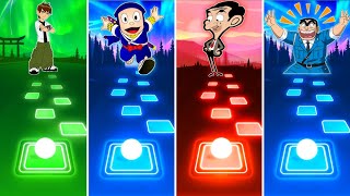 Ben 10 vs Ninja Hattori vs Mr Bean vs Kochikame - Tiles Hop EDM Rush screenshot 5