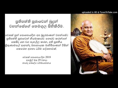 ප්‍රතිපත්ති පූජාව(Observing sil with mindfulness)-අති පූජනීය ත්‍රිකුණාමලේ ආනන්ද මහානායක මාහිමිපාණන්