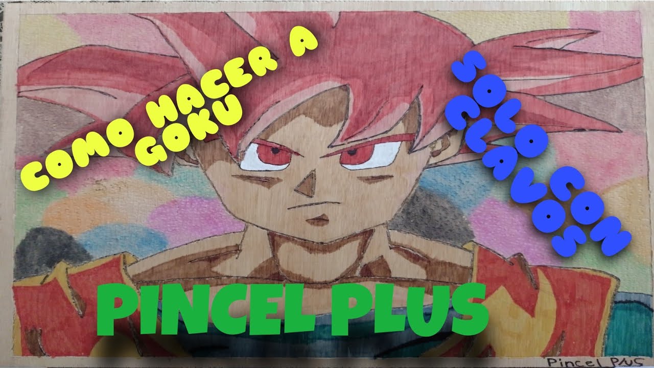 🎨🖌 Como Pintar o GOKU 🎨🖌 How to Paint GOKU Dragon Ball Z DIY 