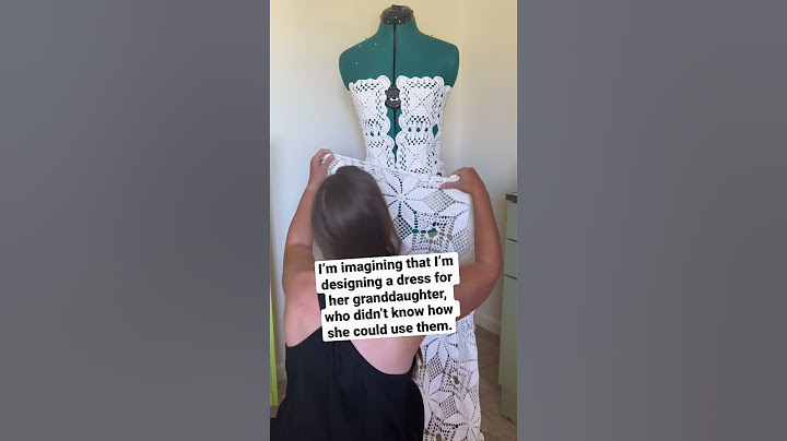 Beautiful Crochet Thrift Find / Unique Crocheted Wedding Dress