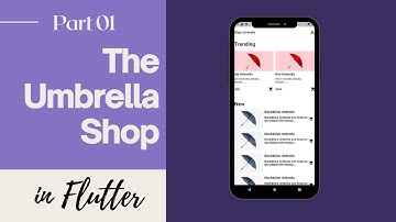 The Umbrella Shop UI Part 1 in Flutter | Flutter Speed Code | Flutter UI