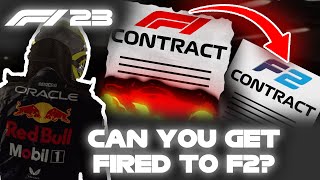 GETTING FIRED IN F1 23 Career Mode!?