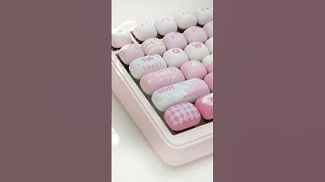 When Ice Cream Keycaps Meet B75 Pro Keyboard #keyboard #desksetup #yunzii #keycaps