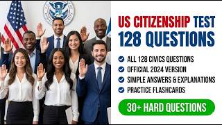 US Citizenship Test 128 Questions To Pass The 2026 Official USCIS Civics Exam Easy Guide