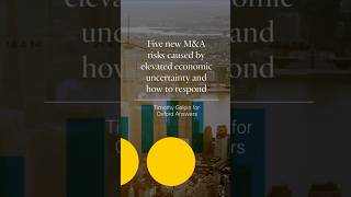 Navigating M&A risks today #oxfordanswers #mergersandacquisitions