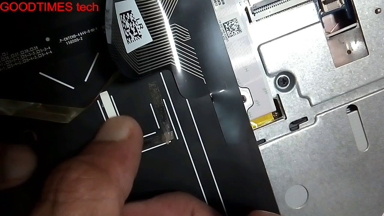 Dell Inspiron P51f 15 5558 Proper Way To Fold Keyboard Backlight Cable Youtube
