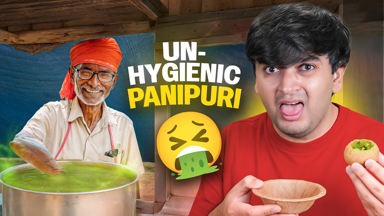 Trying Every Unhygenic Indian Street Food